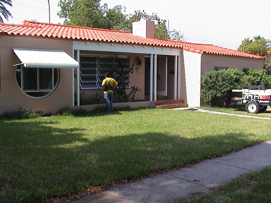 A South Florida single-family home mid-renovation